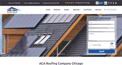 Desktop Screenshot of acaroofing.com